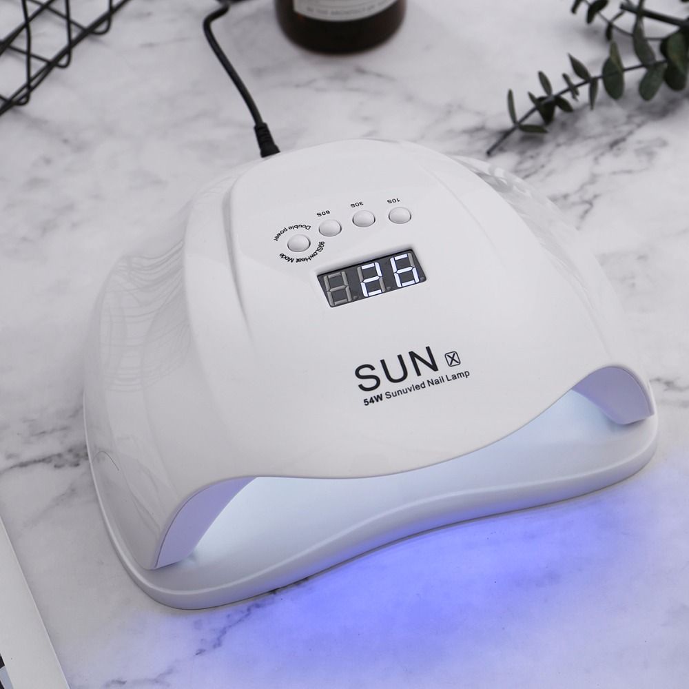 Cabine Led Uv Hibrida Secadora Forte Unha Esmalte Gel 54w Bivolt
