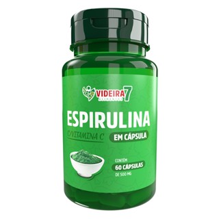 Espirulina com Vitamina C 500mg - 60 CÁPSULAS
