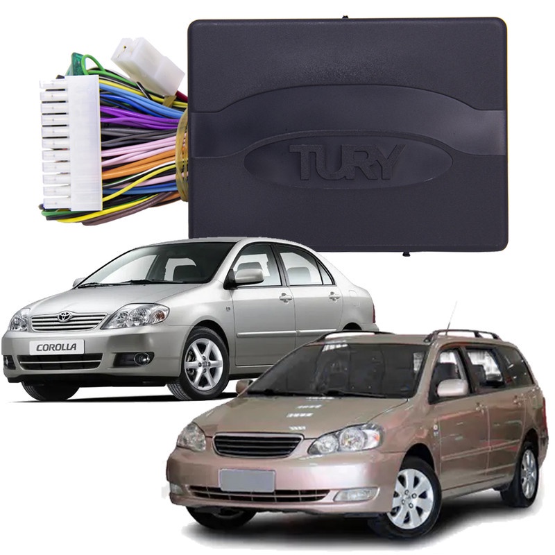 Módulo de Subida Vidro Elétrico Tury PRO 4.29 N - Para Carro Toyota Corolla e Fielder 2002 até 2008 - Spare Parts and Accessories for Vehicles