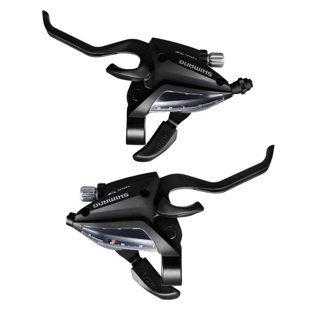 Alavanca Mtb Rapid Fire Shimano Ef500 3x8 24V C/ Manete
