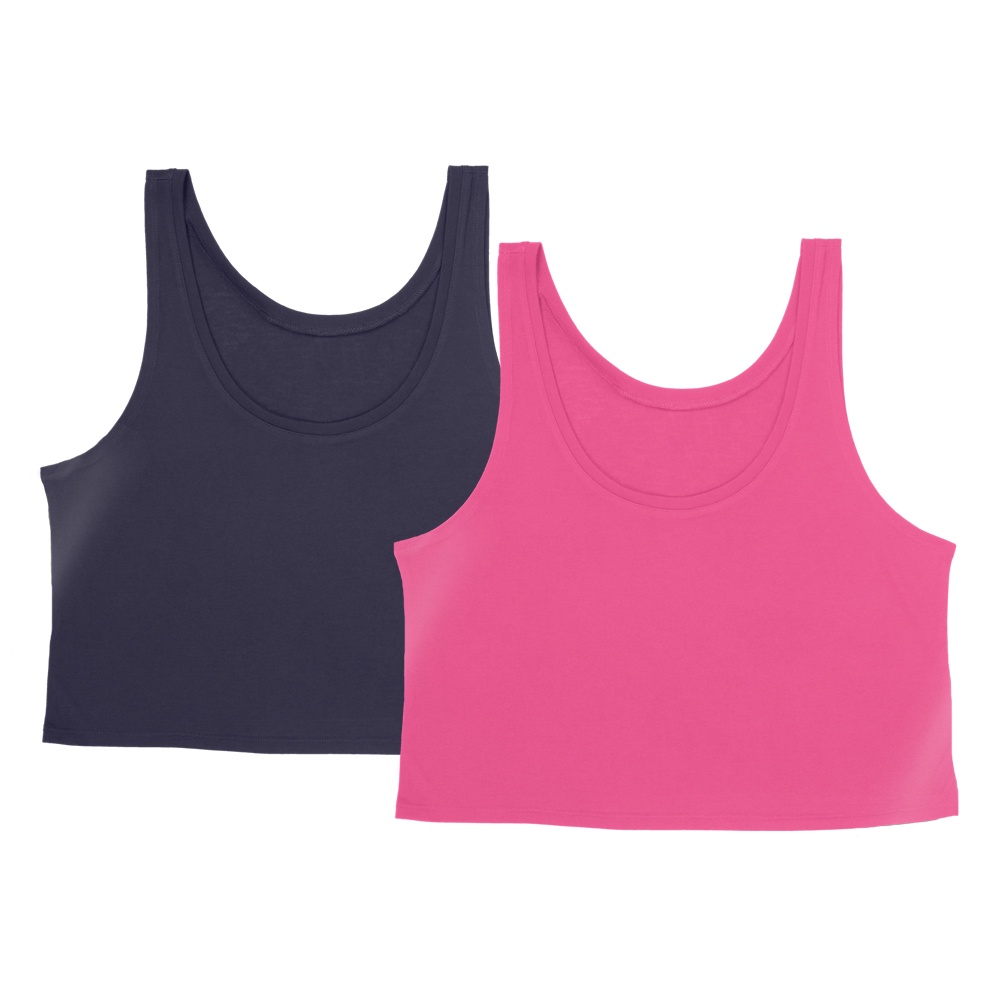 Kit 2 Cropped Regata Cavado Good Look Dry Fit Proteção Solar UV Feminino Fitness Academia Treino Blusinha Confortável
