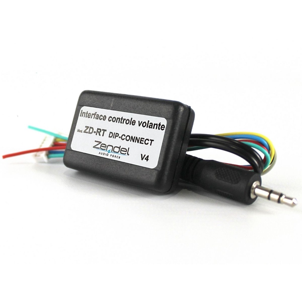 Modulo Interface Controle Comando Central De Som Rádio Multimidia Pelo Volante Dip Connect V4