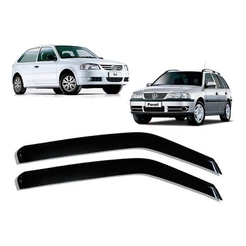 Calha de Chuva Defletor Gol G2 G3 G4 1995 a 2014 2 Portas