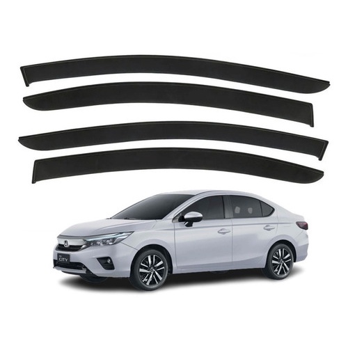 Calha de Chuva Defletor Honda City 2022 2023 4 Portas Ecoflex