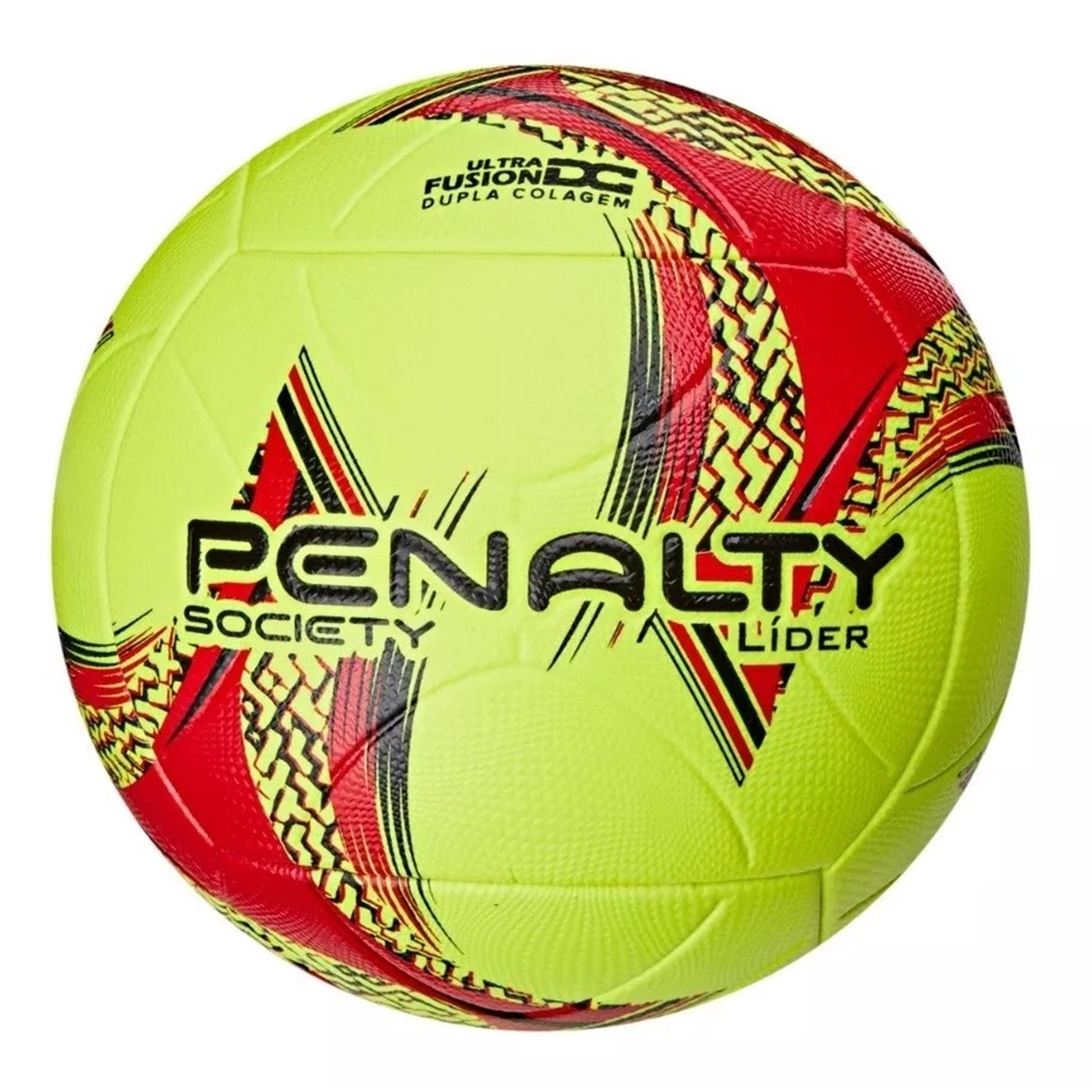 Bola de Futebol Society Penalty Líder XXIII Amarela Original