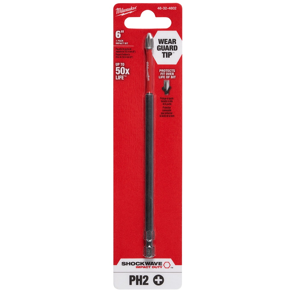 Ponta Bit Philips Ph2 X 150mm 48-32-4802 Milwaukee em Oferta na Shopee