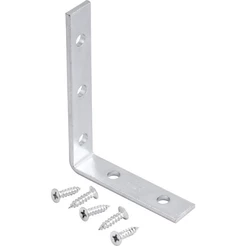 Cantoneira para Cortina 05x07cm Zincado Cce0057 com 4 peças Vonder