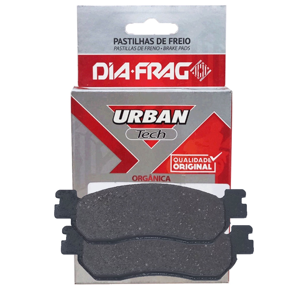 Pastilha de Freio Dianteira Neo 115 Diafrag Urban Tech (Orgânica) em Oferta na Shopee