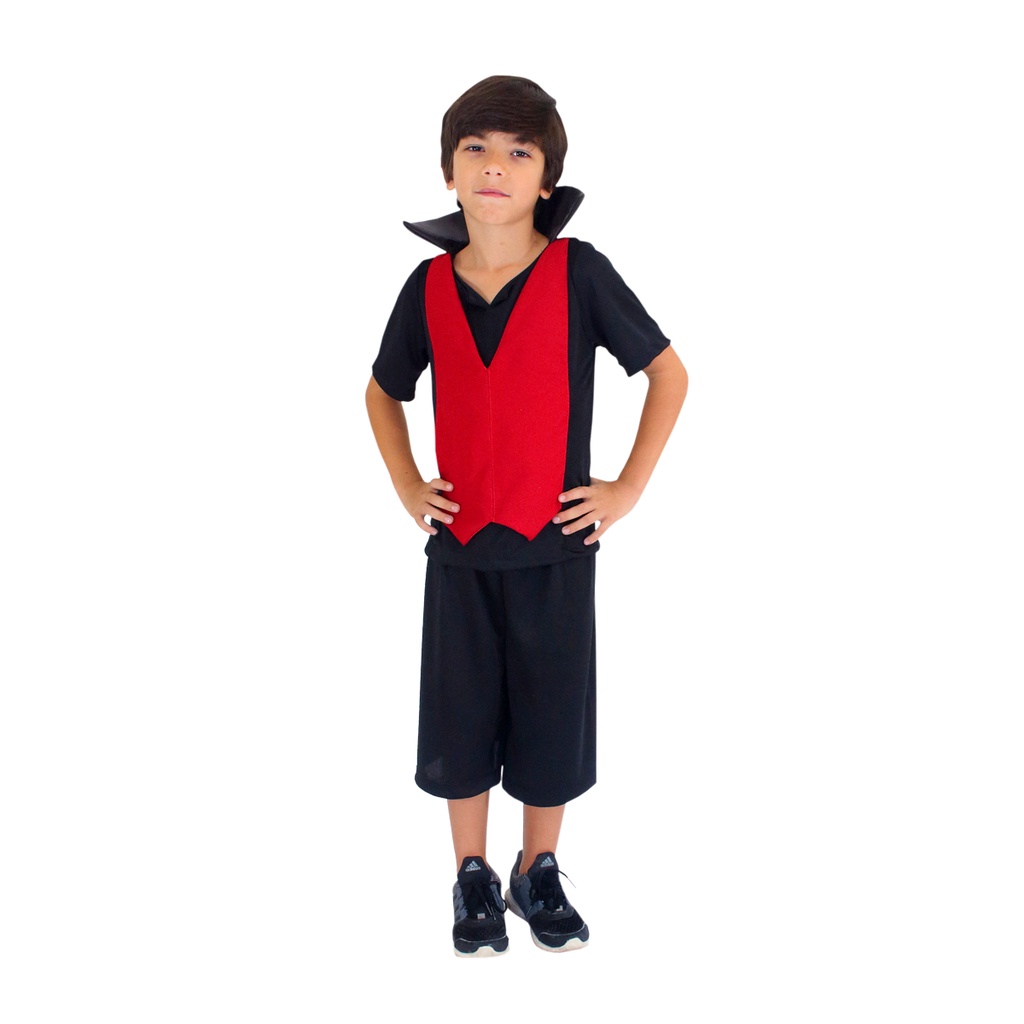 Fantasia Vampiro Edward Infantil Halloween