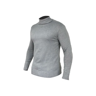 Cacharrel Blusa Trico Sueter Lã Masculina Canelada Gola Alta em Oferta na Shopee