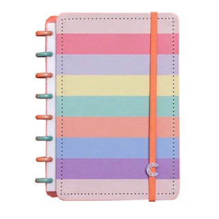 Caderno inteligente A5 Arco Íris Pastel CIA52060