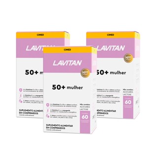 Multivitamínico Lavitan 50+ Mulher 60 Comprimidos 3 Caixas