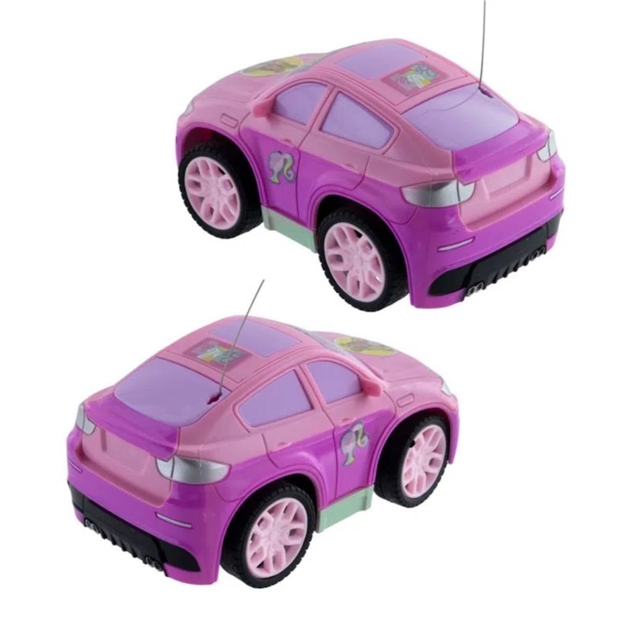 Carrinho Barbie de Controle Remoto Glamour Flip Style Machine