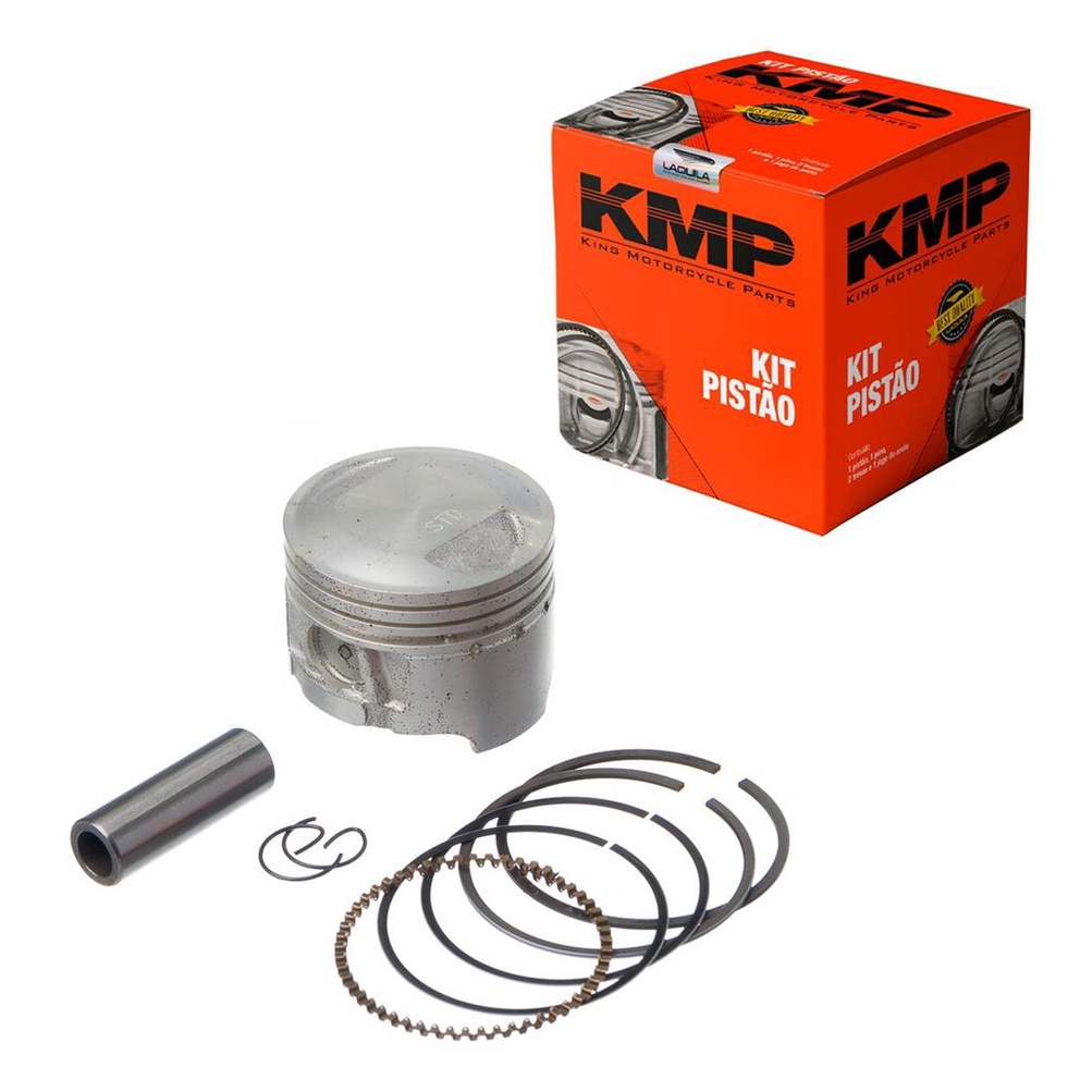 Pistao Cg 125 2002 2003 2004 2005 2006 2007 2008 Kmp 3mm em Oferta na Shopee