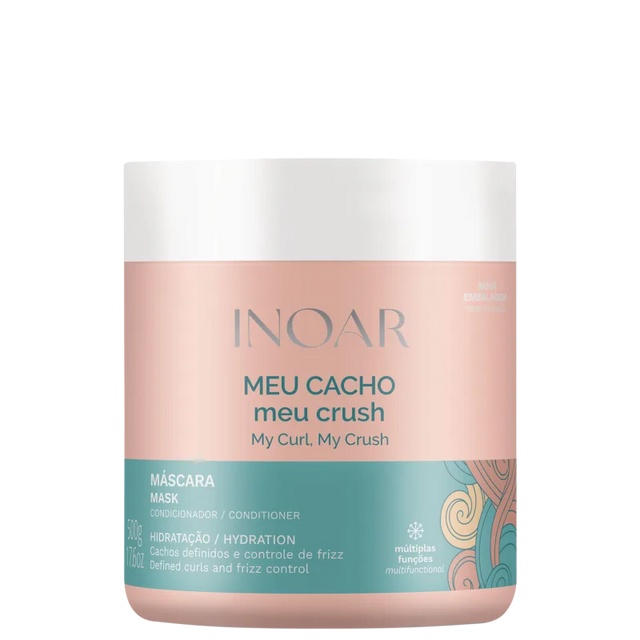 Inoar Meu Cacho Meu Crush - Máscara Capilar 500g em Oferta na Shopee