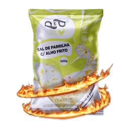 Sal de Parrila c/ Alho Frito - 500g - P&P
