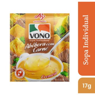 Sopa Cremosa Vono Sabor Abóbora com Carne 17g
