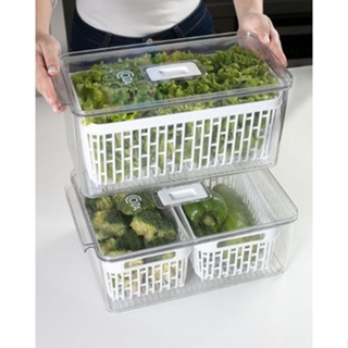 Organizador De Geladeira Dry Cesto Sempre Seco Grande Médio Pequeno em Oferta na Shopee