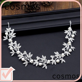 COSMOS Fita De Cabeça Feminina Casamento Cor De Prata Tiara Feito À Mão em Oferta na Shopee