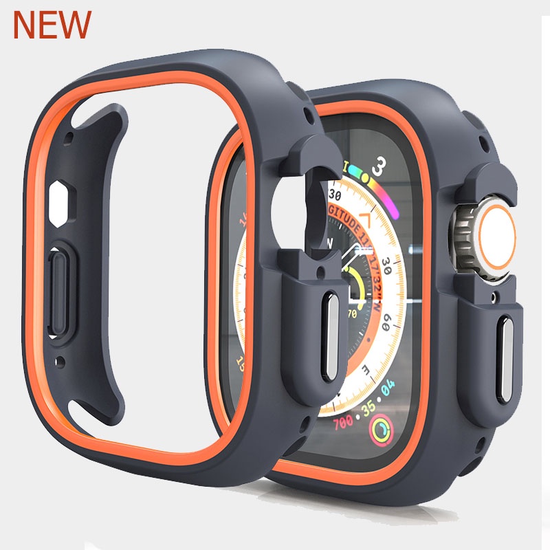 Capa De Silicone Para Smartwatch Relógio Inteligente Série 10 42/46mm 49mm 44mm 45mm 41mm TPU Protetora 8 7 6 se 5 4