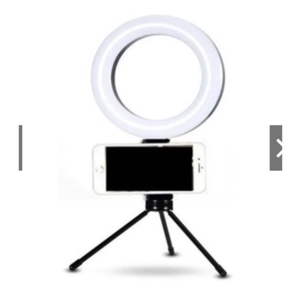 Light Ring profissional Iluminador Pequena Tripé 6 Polegada 16cm+suporte e 8 Polegada+suporte