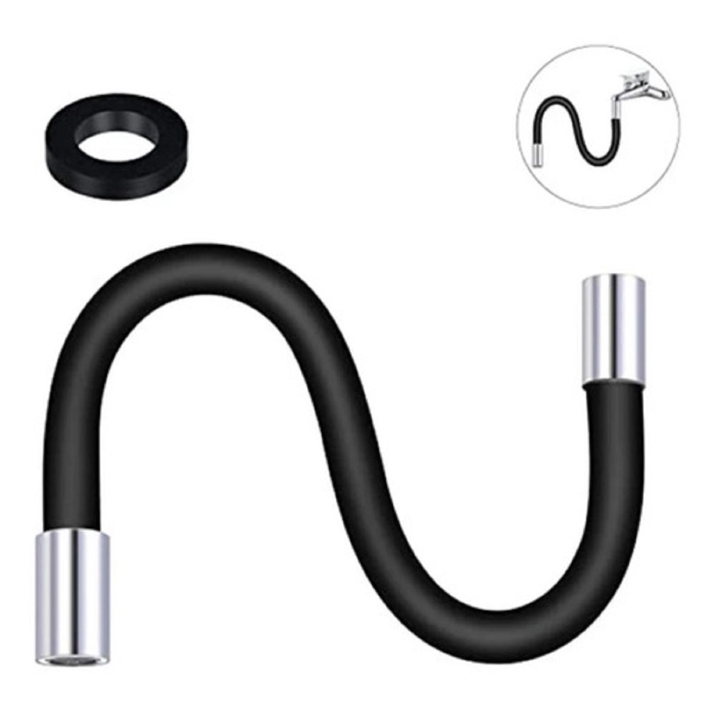 Bico Prolongador De Torneira 47Cm Extensor Flexivel Para Torneira Rosca 1/2 Reforçado