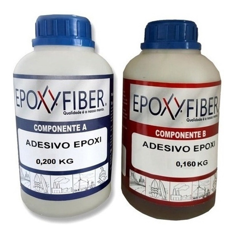 Cola Adesivo Epoxi A+b Nautica 360g Epoxyfiber