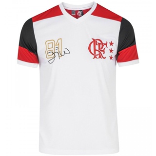 Camisa Retrô Flamengo Mundial 81 Zico DRY Oficial em Oferta na Shopee