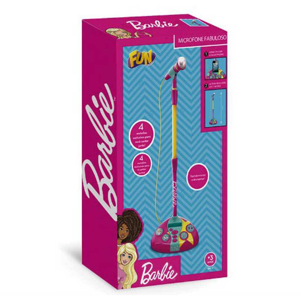 Barbie Microfone Karaoke Fabuloso - Fun Divirta-se
