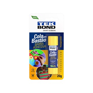 Cola em bastão escolar 20g - blíster - tekbond