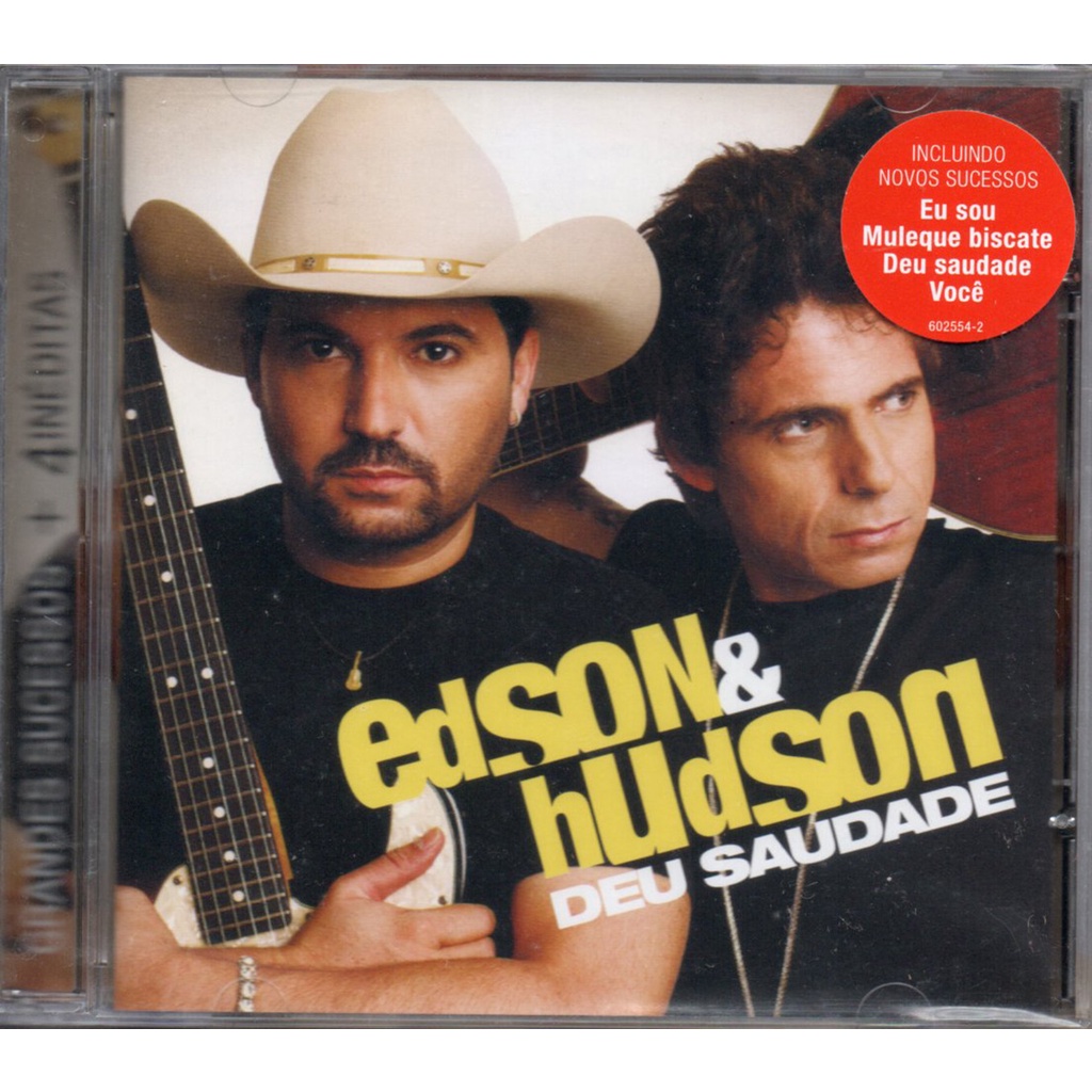 Cd Edson E Hudson Deu Saudade Lacrado