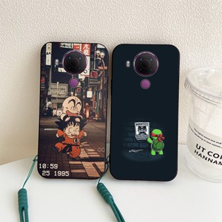 Nokia 5.3 5.4 Nokia5.4 Capa Do Telefone De Ponto Pikachu Confortável Feel Lanyard