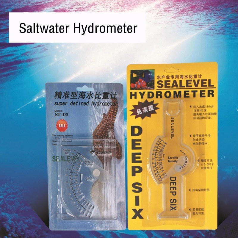 Medidor De Salinidade Marinha Para Aquário , Tanque De Peixes , Água Salgada Doce , Testador , Hidrômetro Preciso Do Mar