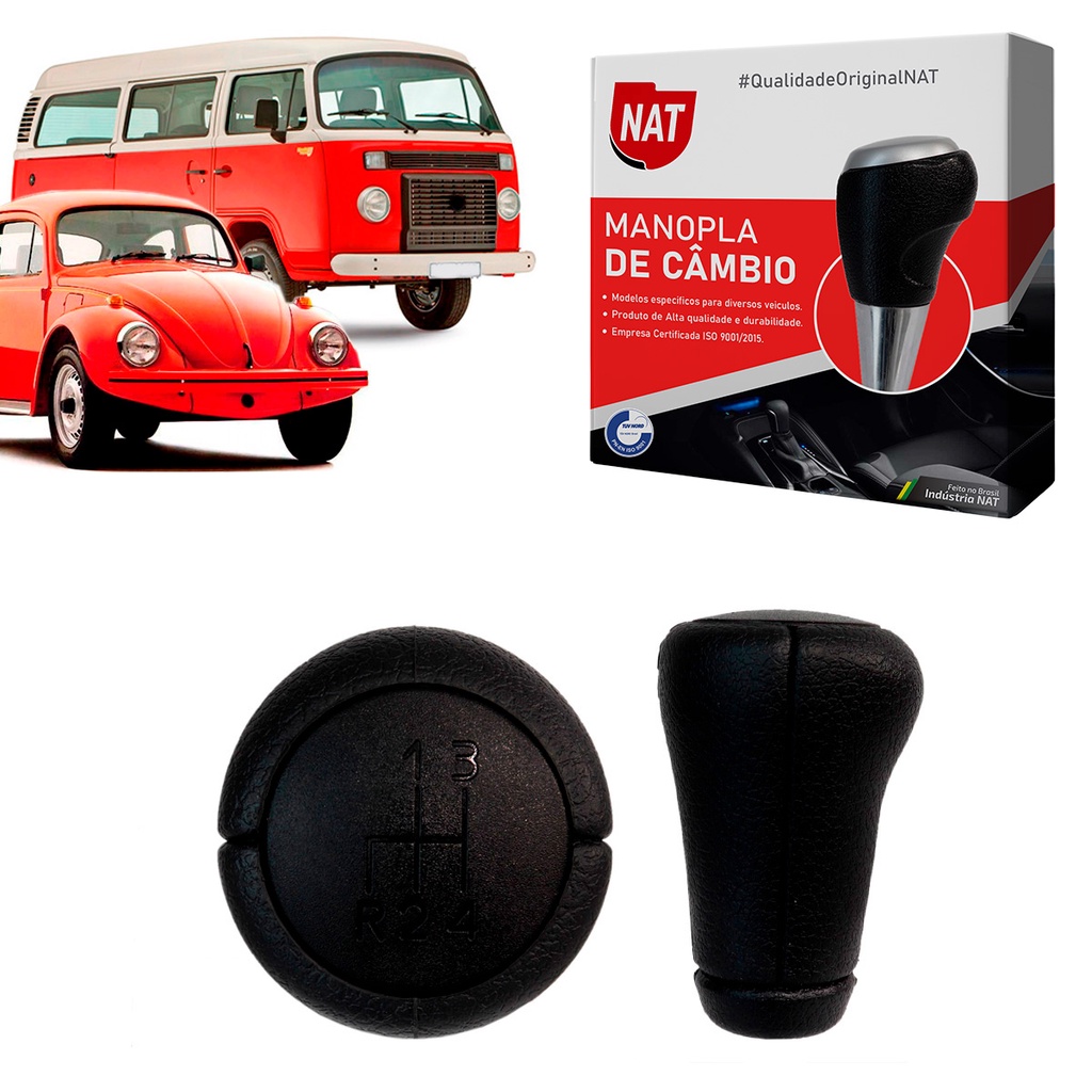 Manopla de Cambio VW Kombi 1994 Até 2014 Fusca 1993 Até 1996 C/ 4 Marchas Alavanca C/ 12mm de Diametro em Oferta na Shopee