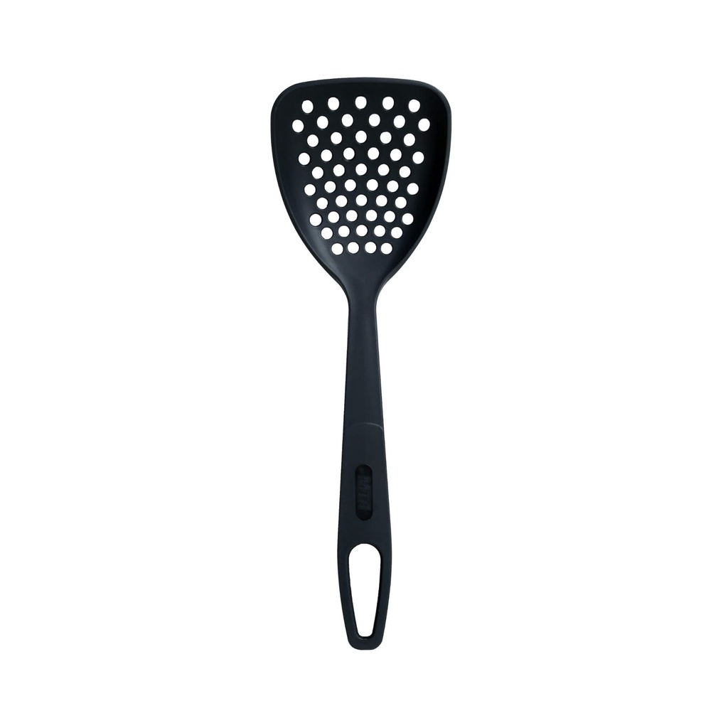 Escumadeira de Nylon Supreme Preta Cozinha Utensílios MTA - 8643 em Oferta na Shopee