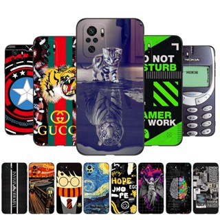Para Xiaomi Redmi Note 10 4G case 6.43inch 10S Capa Traseira Note10 Note10S S bumper Silício Preto tpu Lindo design Divertido