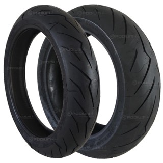 Par Pneu Moto 110/70-17 + 150/60-17 Diablo Rosso 3 Pirelli