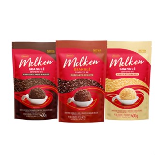 Harald Melken Granulé Confeito de Chocolate Sabores 400g