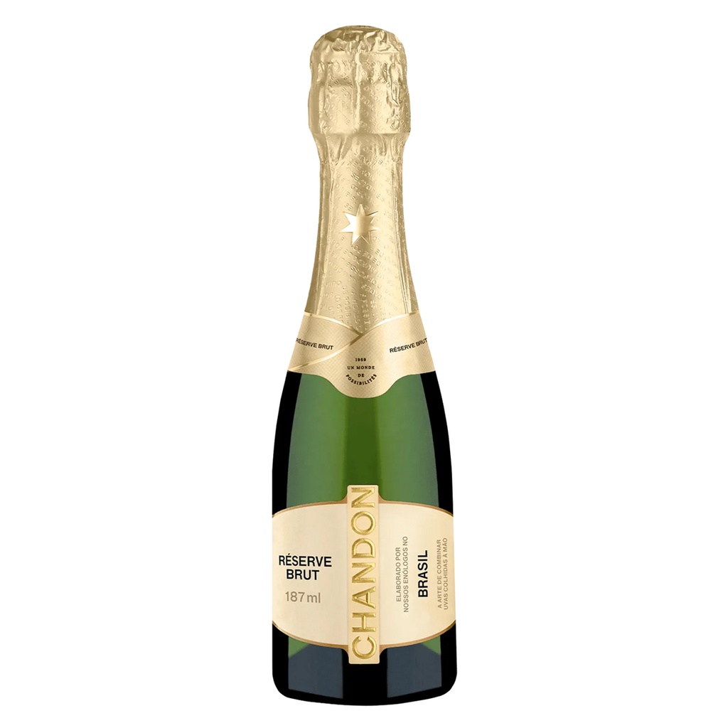 ESPUMANTE BABY CHANDON RESERVE BRUT 187ML em Oferta na Shopee