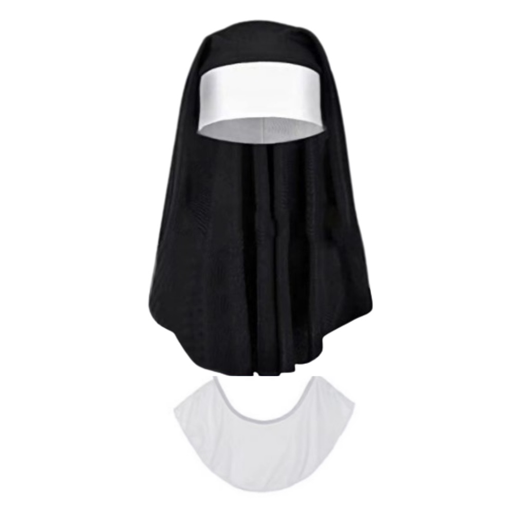Acessório Fantasia de Freira  De Cabeça De Freira em Oferta na Shopee