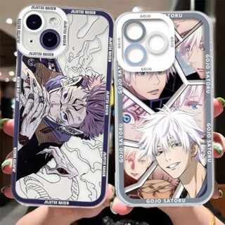Estojo De Telefone Para Realme C53 C51 C55 C35 C30 C21Y C25Y C20 C11 2021 C15 C12 C2 8i 9i 9 Pro Plus OPPO A1K Jujutsu Kaisen Gojo Satoru Popular Anime Silicone Macio Transparente