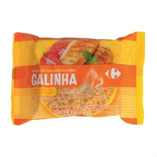 Macarrão Instantâneo Carrefour Sabor Galinha 85g