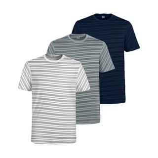 Kit 3 Camisetas Masculinas Listradas