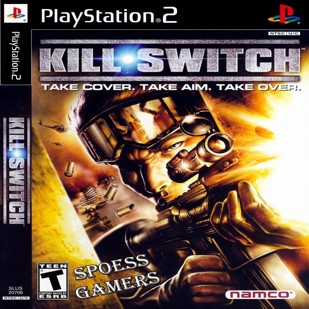 Jogo Kill Switch, Take Cover, Take Aim, Take Over Patch De Ps2