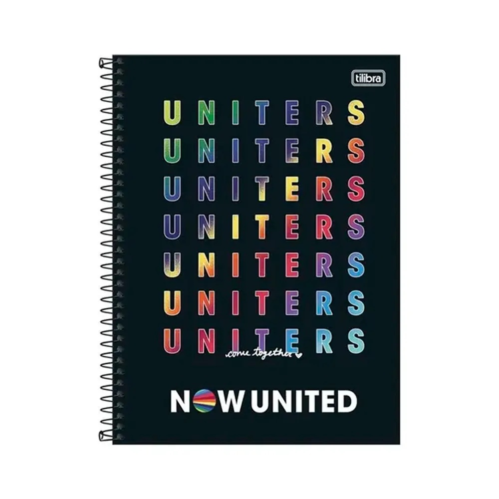 Caderno Tilibra universitário now united uniters 160 folhas