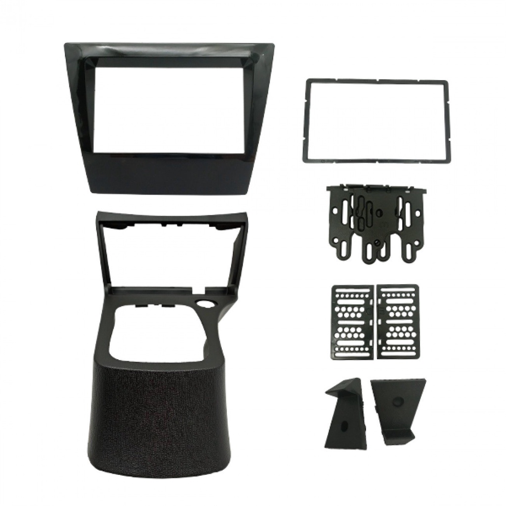 Moldura 2 Din GM Celta G2 2006 à 2015, Prisma 2006 à 2012 - Black Piano- Fiamon em Oferta na Shopee