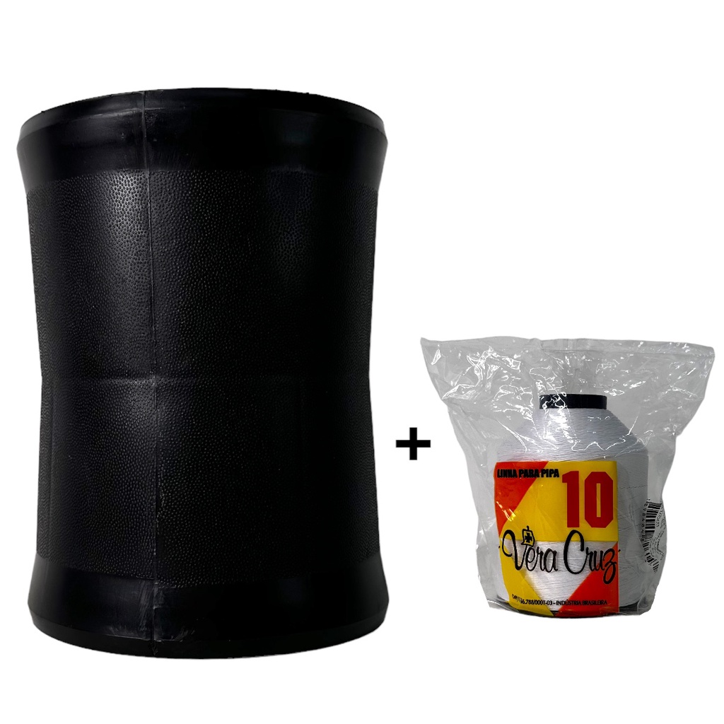 Kit Linha Vera Cruz Fio 10 1500 Jardas Porta Linha G Pipas