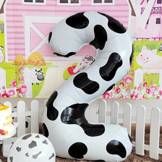 Balões De 40 Polegadas De Cor De Padrão De Vaca 1-9 Grandes Digitais De Folha De Hélio Bola Menina Adulta Festa De Aniversário Decoração De Casamento em Oferta na Shopee
