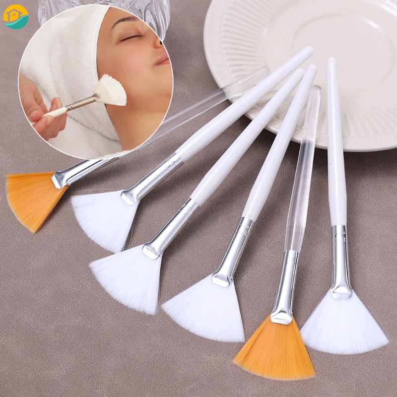 3/6 Pçs Prático Ventilador Facial Em Forma De Escova Macia Flexível Portátil Máscara Escovas Ferramentas Cosméticas Para