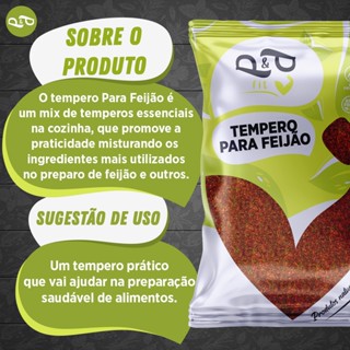Tempero para Feijão - 250g - P&P